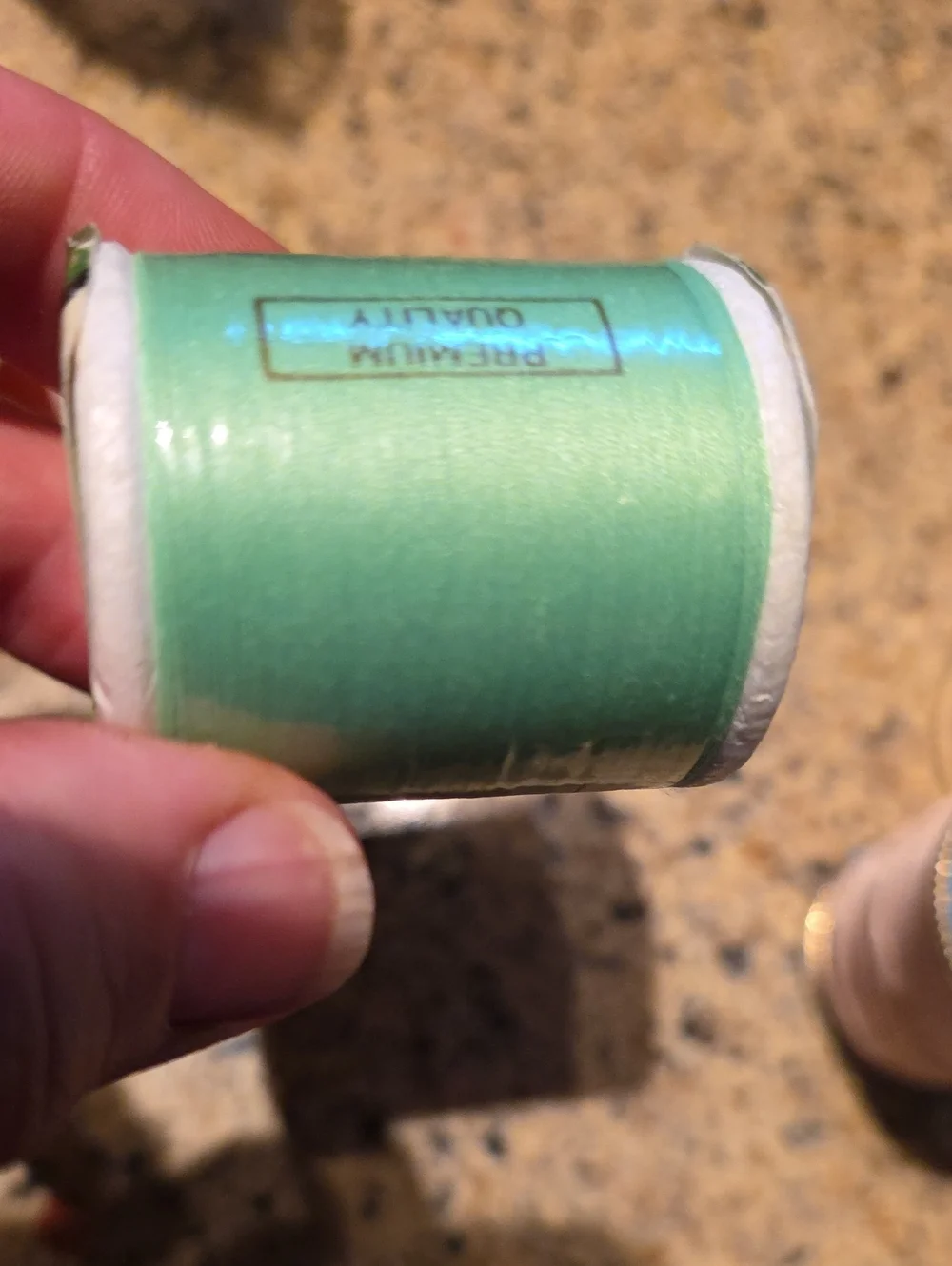 Colorful Assorted Sewing Thread Spools - Mint, Red, Pink, White, Yellow, Brown